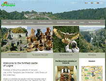 Tablet Screenshot of chateau-logne.be